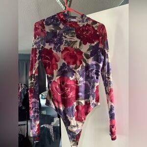 Floral Long Sleeve Bodysuit